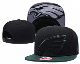 Eagles Team Logo Black Adjustable Hat GS (1),baseball caps,new era cap wholesale,wholesale hats